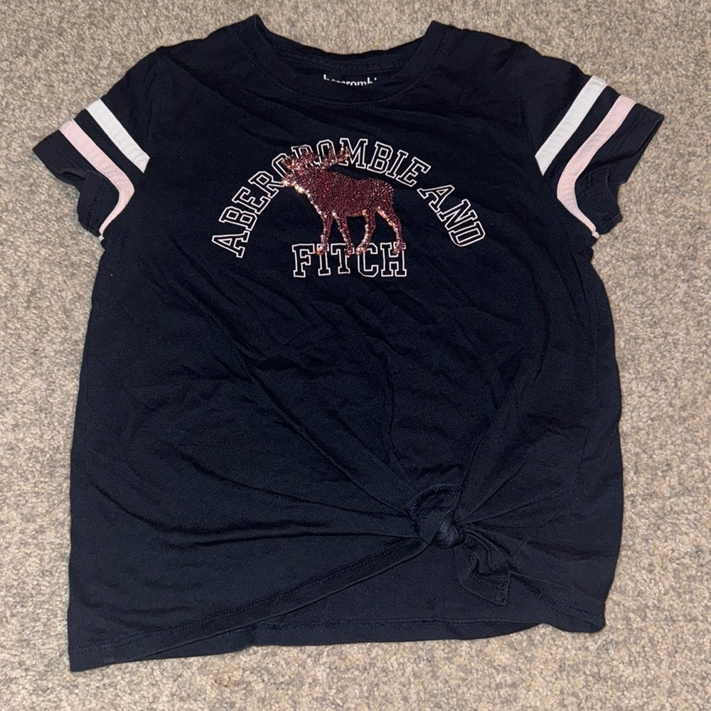 Abercrombie kids tops dark blue size 7/8